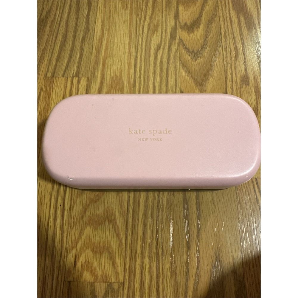 Kate Spade New York Hard Shell Glasses Case Hello Sunshine Sunglasses Pink Green